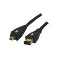 FireWire IEEE1394 Cable 4p-6p