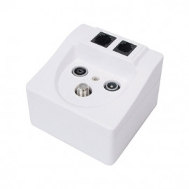 Wallbox - TV/FM/SAT/RJ45/RJ11