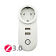 ZigBee 3.0 Plug-in Bryter - ZP-LZ-EU2U