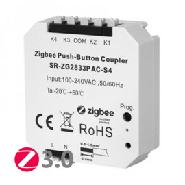 ZigBee 3.0 push-button coupler for scene control - ZG2833PAC-S4